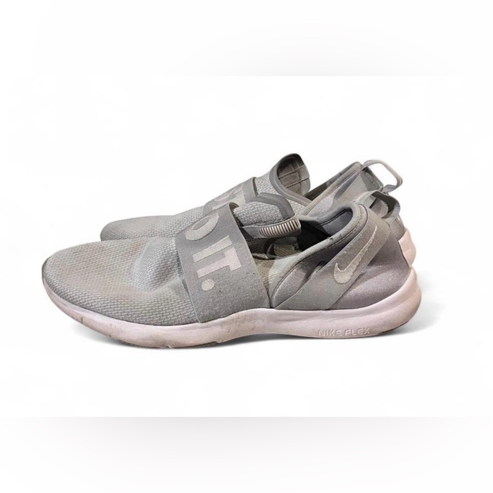 Nike Flex Gray Slip-On Sneakers